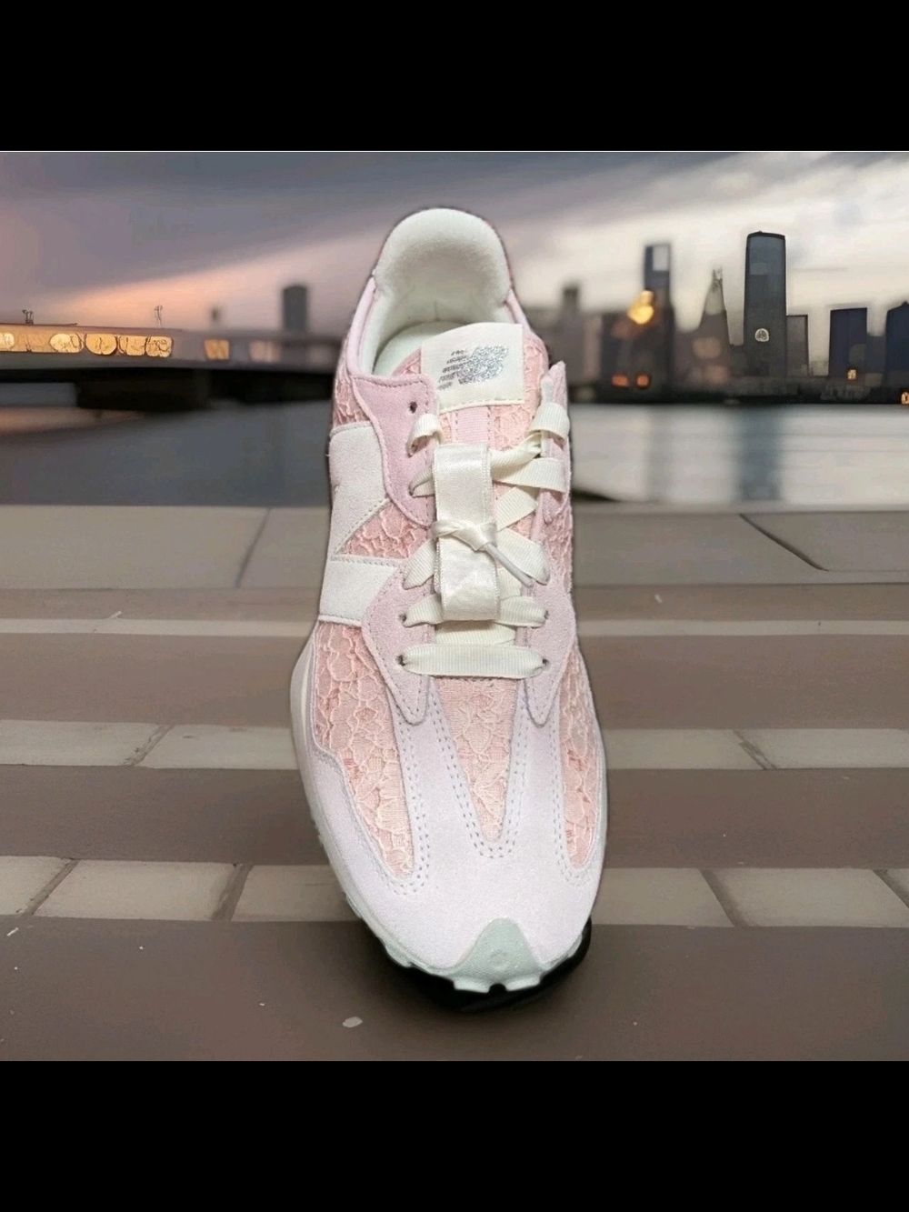 Women's New Balance 327 Lace Pack Rose/Sugar Pink Size 9.5 - Picture 5 of 5